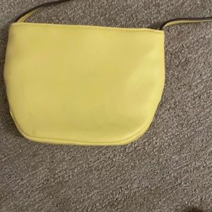 Cute yellow crossbody purse from target